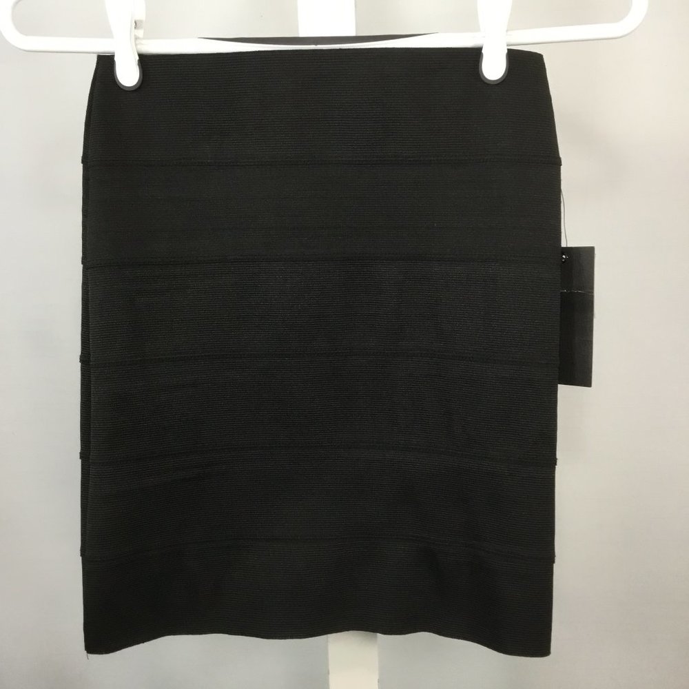 Material Girl Black Stretch Skirt